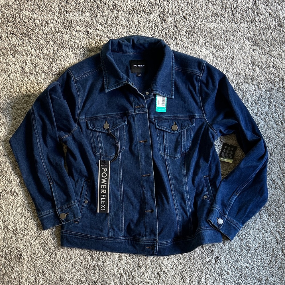Liverpool Dark Blue Jean Jacket